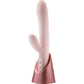 Fraya Rechargeable Silicone Thrusting Dual Stimulation Vibrator By Blush - Pink