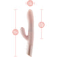 Fraya Rechargeable Silicone Thrusting Dual Stimulation Vibrator By Blush - Pink