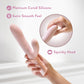 Fraya Rechargeable Silicone Thrusting Dual Stimulation Vibrator By Blush - Pink