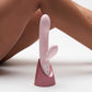 Fraya Rechargeable Silicone Thrusting Dual Stimulation Vibrator By Blush - Pink