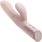 Fraya Rechargeable Silicone Thrusting Dual Stimulation Vibrator By Blush - Pink
