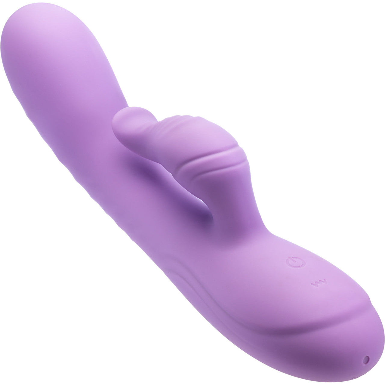 Evelyn Rechargeable Waterproof Silicone Dual Stimulation Vibrator By Blush - Purple