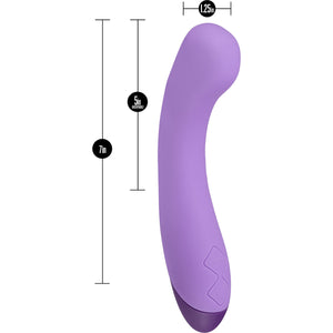 Wellness G Ball 10-Function Rechargeable Silicone G-Spot Vibrator By Blush - Purple