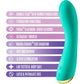 Aria Luscious AF 10-Function Rechargeable Silicone G-Spot Vibrator By Blush - Teal