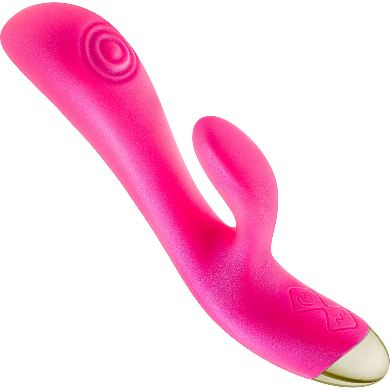 Aria Pleasin' AF Silicone Waterproof Dual Stimulation Vibrator By Blush - Fuchsia