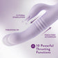 Rylee Rechargeable Waterproof Silicone Thrusting Rabbit Vibrator By Blush - Lavender