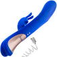 Harper Rechargeable Silicone Rabbit Dual Stimulation Vibrator With G-Spot Motion By Blush - Midnight