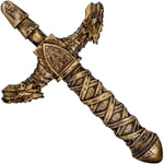 The Realm Drago Lock On Dragon Sword Dildo Handle - Bronze