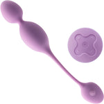 Wellness Raine Rechargeable Waterproof Silicone Vibrating Kegel Ball With Remote By Blush