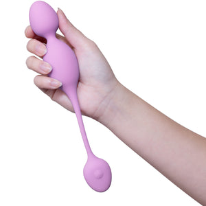Wellness Raine Rechargeable Waterproof Silicone Vibrating Kegel Ball With Remote By Blush