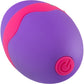 Aria Flutter Tongue Vibrating Silicone Clitoral Simulator by Blush - Purple