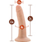 Dr. Skin Dr. Lucas 5.5 Inch Silicone Suction Cup Dildo by Blush - Vanilla