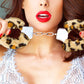 Temptasia Cuffs By Blush Novelties - Leopard Furry Handcuffs