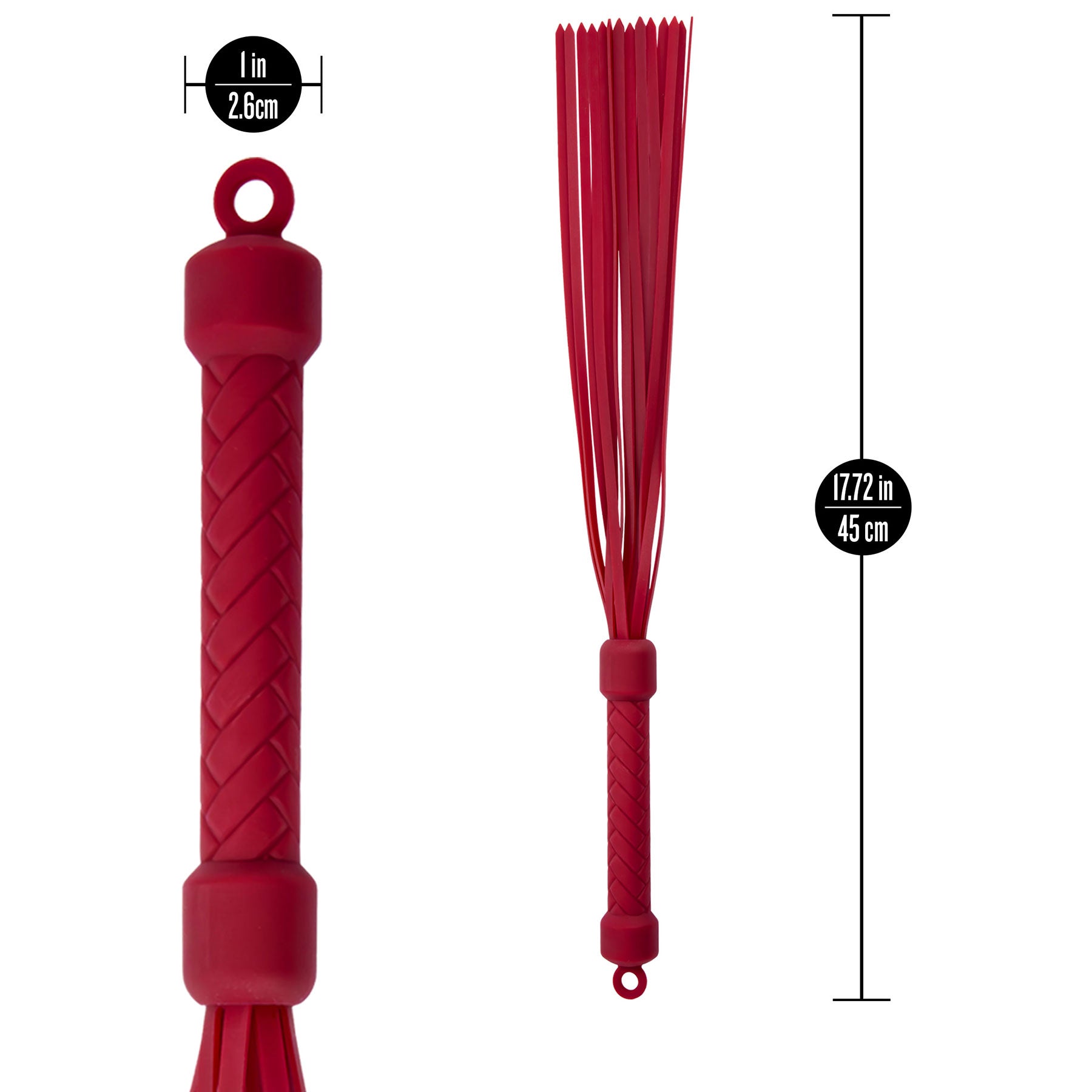 Temptasia® Ardor® Multi-Tail Silicone Flogger