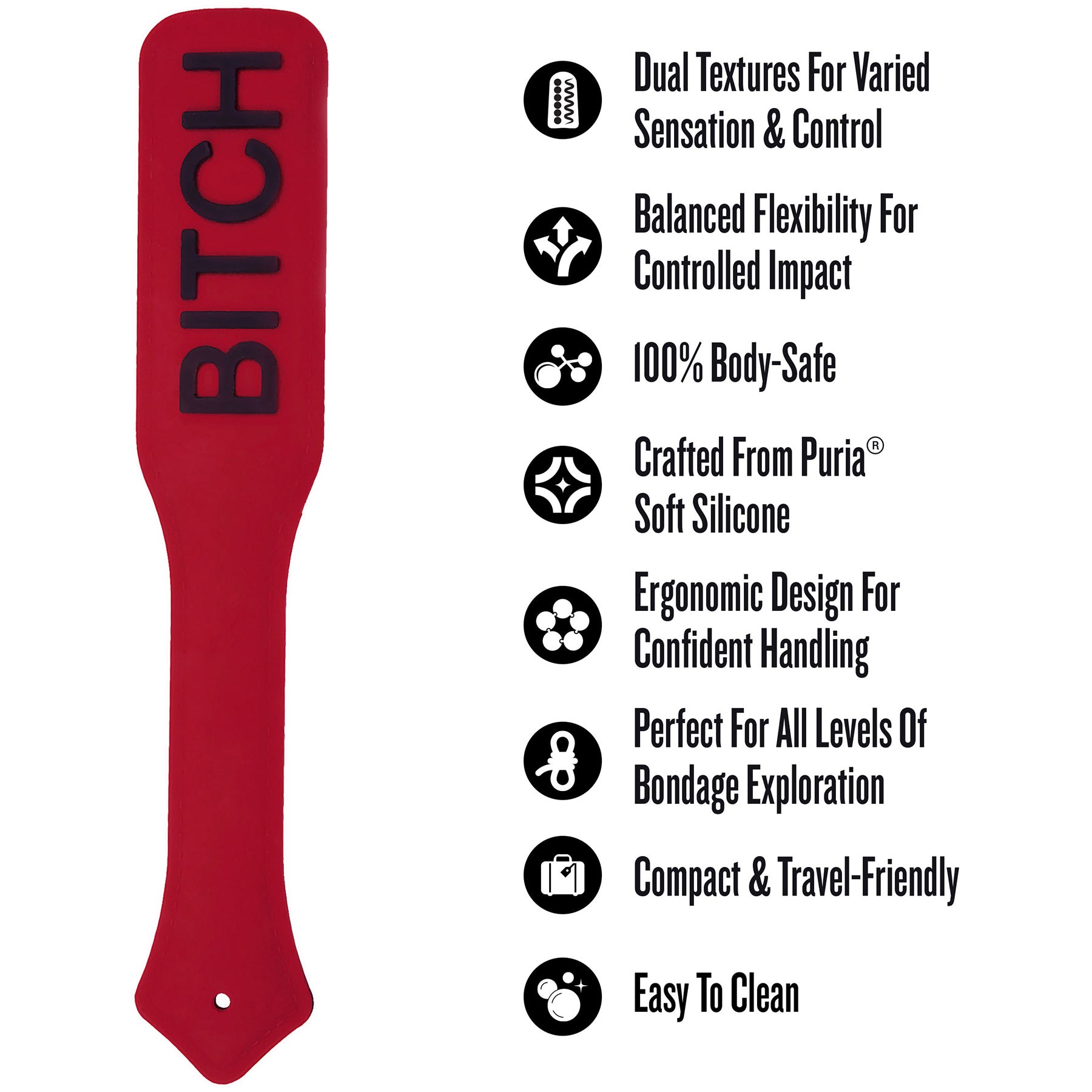Temptasia® Ardor® Dual-Sided Silicone Paddle