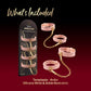 Temptasia® Ardor® Silicone Wrist & Ankle Restraints - Pink