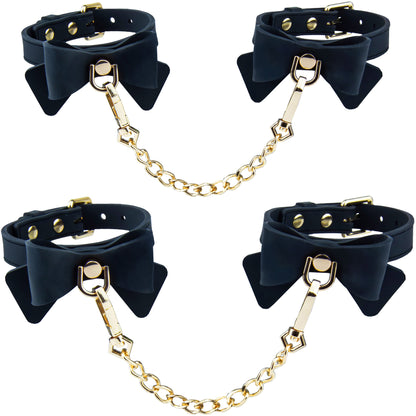 Temptasia® Ardor® Silicone Wrist & Ankle Restraints With Bow