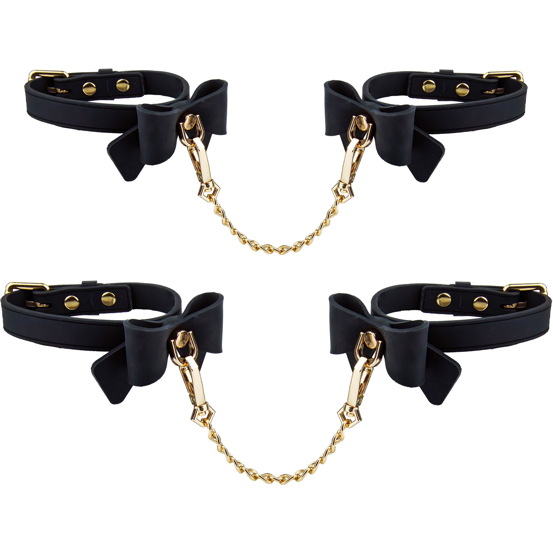 Temptasia® Ardor® Silicone Wrist & Ankle Restraints With Bow