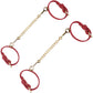 Temptasia® Ardor® Silicone Wrist & Ankle Restraints - Red
