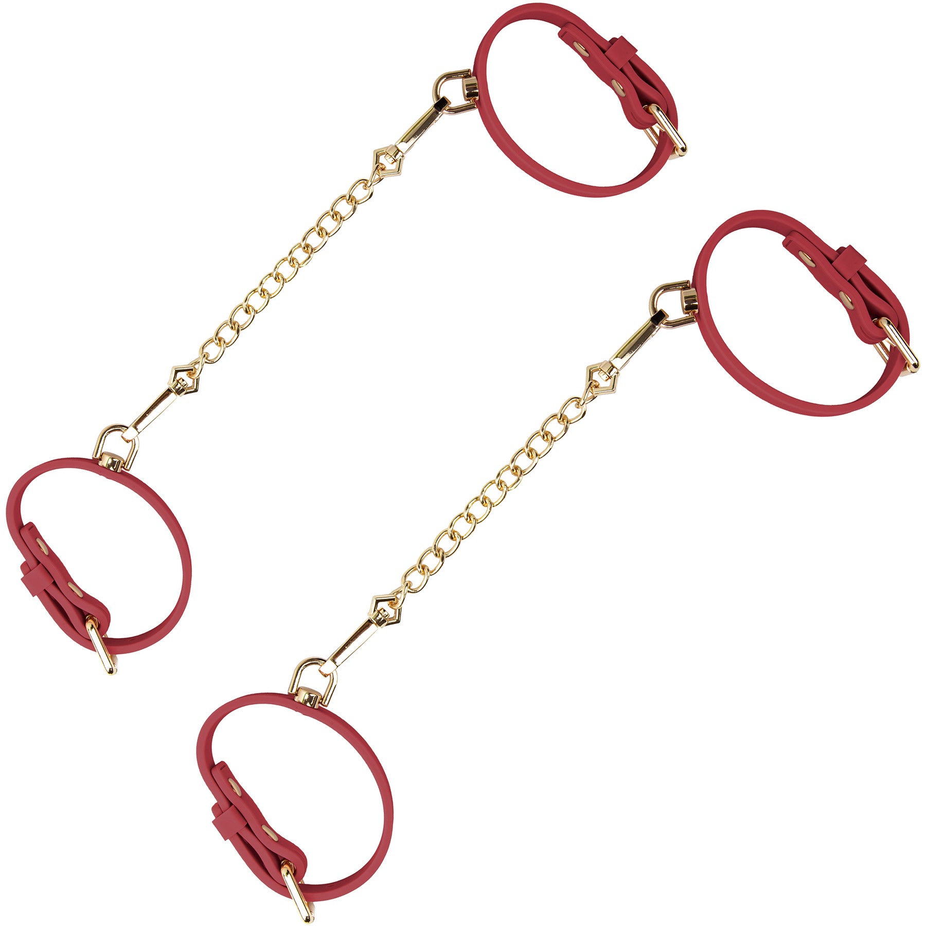 Temptasia® Ardor® Silicone Wrist & Ankle Restraints - Red