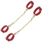 Temptasia® Ardor® Silicone Wrist & Ankle Restraints - Red