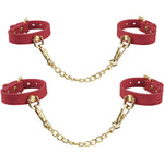Temptasia® Ardor® Silicone Wrist & Ankle Restraints - Red