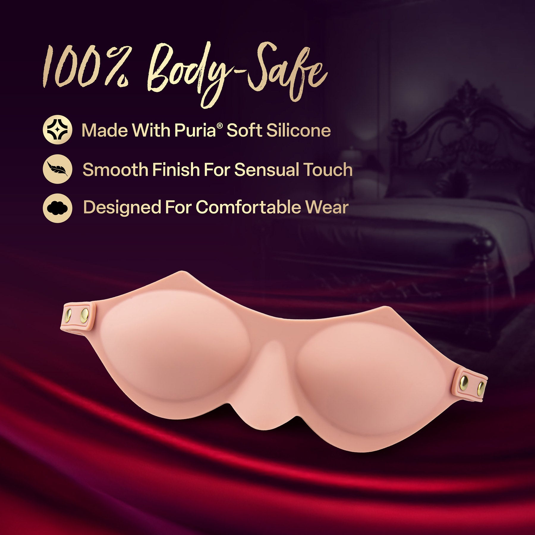 Temptasia® Ardor® Silicone Blindfold - Pink
