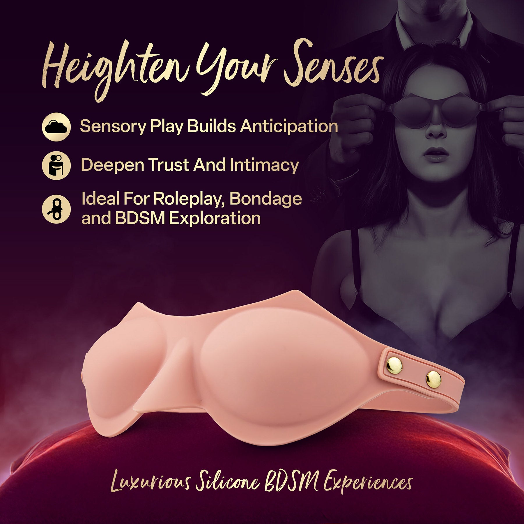 Temptasia® Ardor® Silicone Blindfold - Pink
