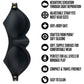 Temptasia® Ardor® Silicone Blindfold - Black