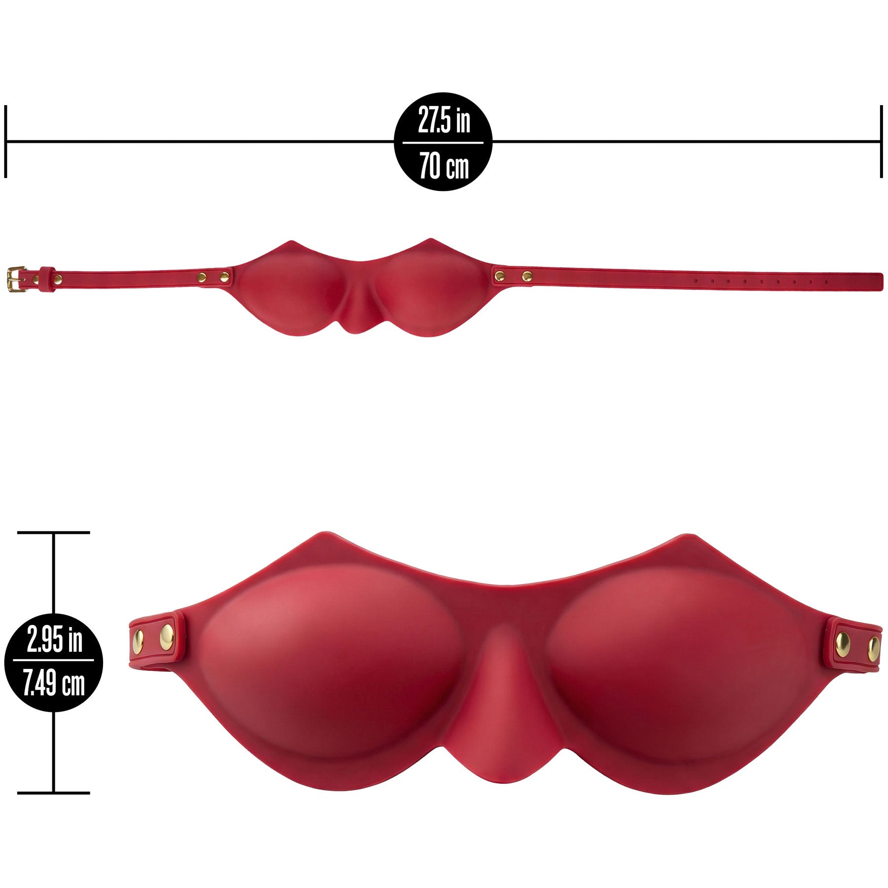 Temptasia® Ardor® Silicone Blindfold - Red