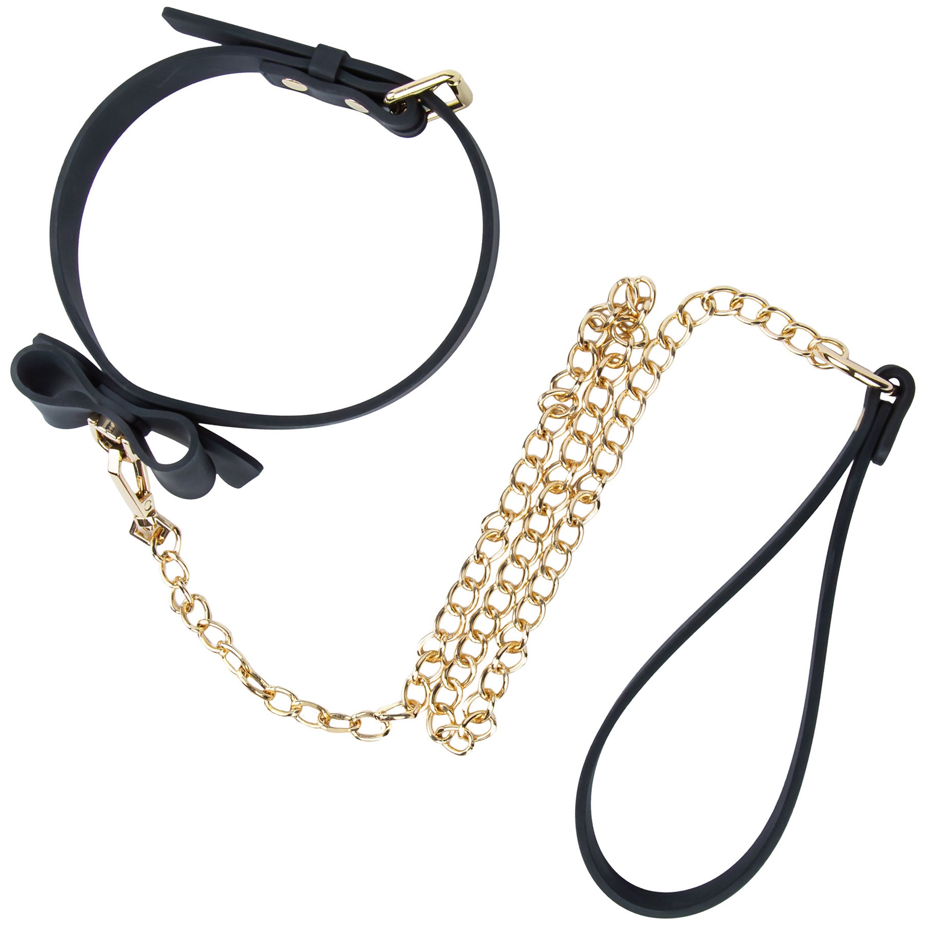 Temptasia® Ardor® Silicone Collar & Leash With Bow