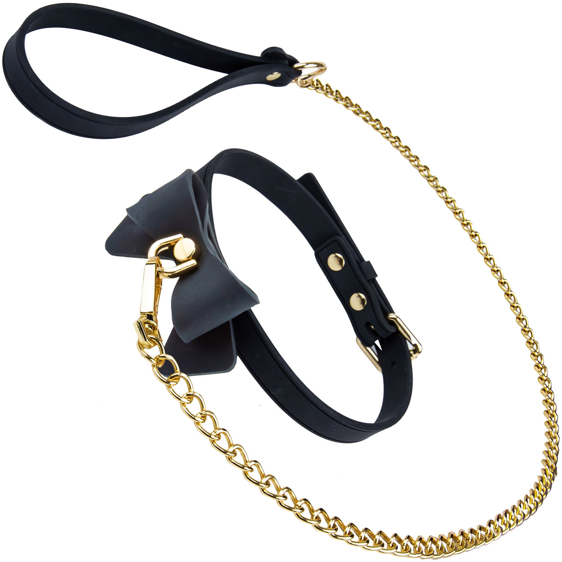 Temptasia® Ardor® Silicone Collar & Leash With Bow