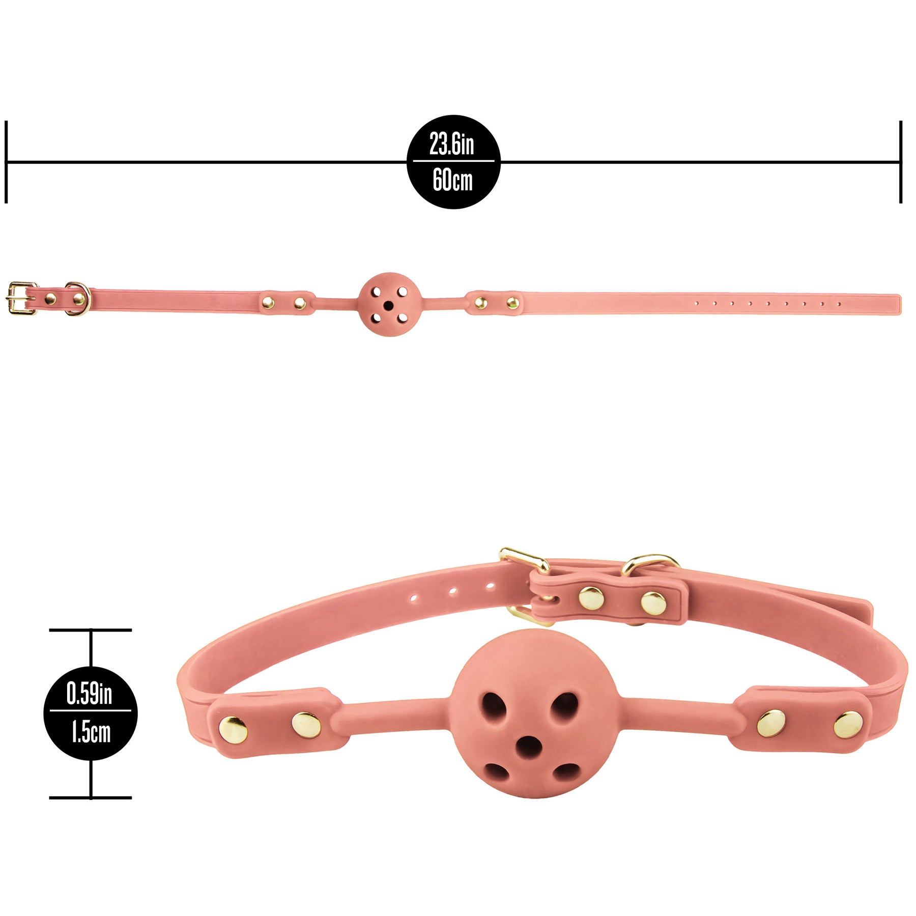 Temptasia® Ardor® Silicone Ball Gag - Pink