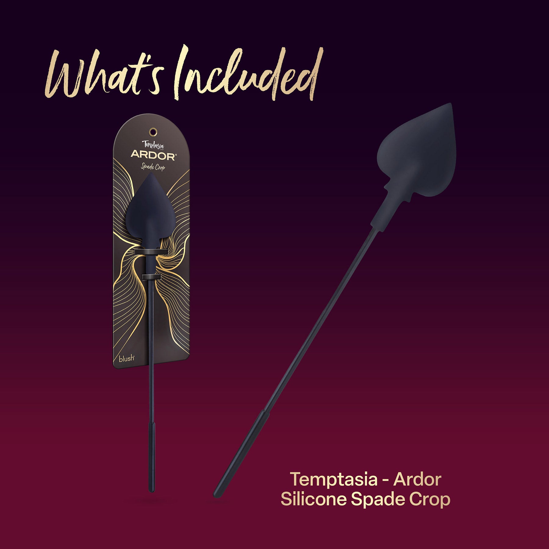 Temptasia® Ardor® Silicone Spade Crop