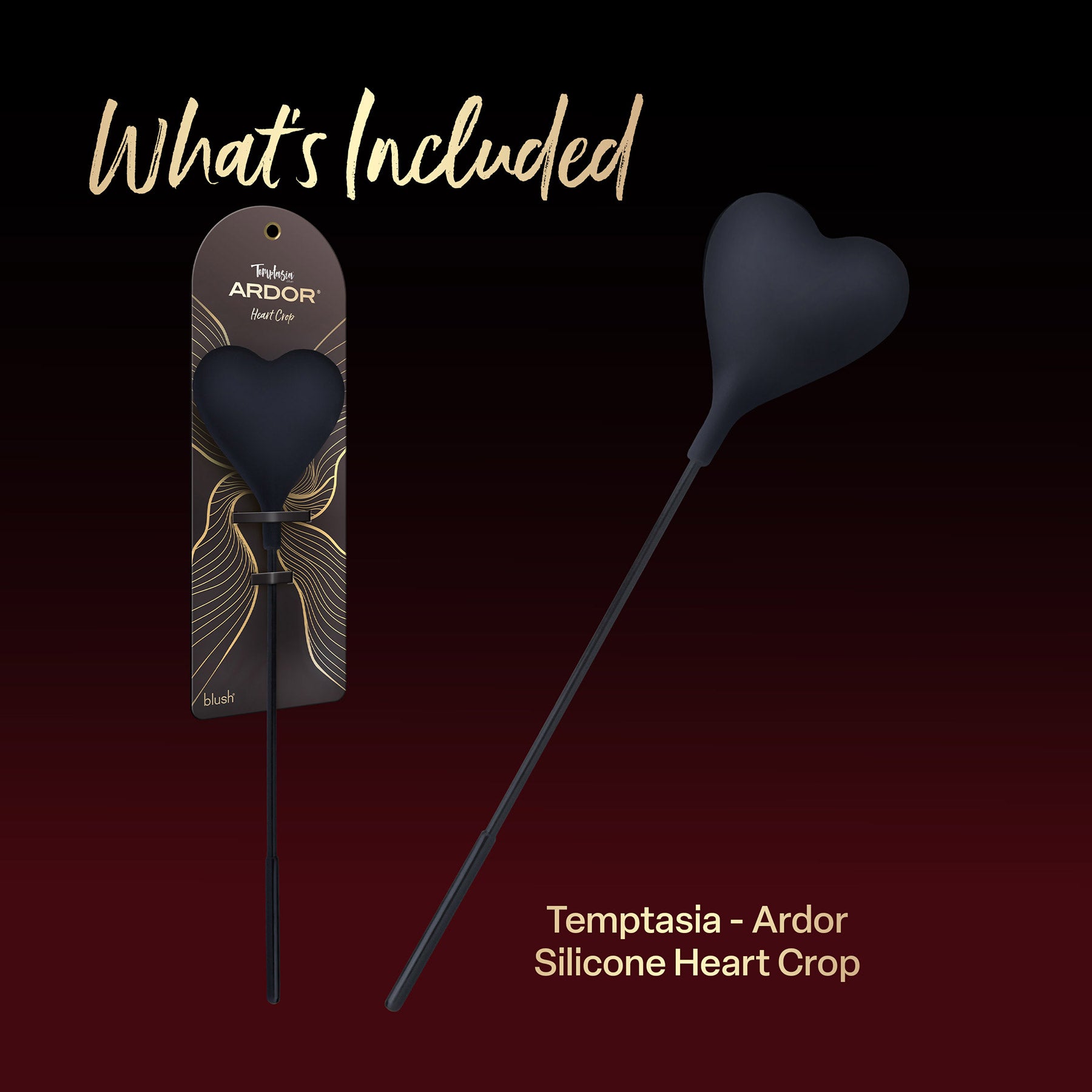 Temptasia® Ardor® Silicone Heart Crop