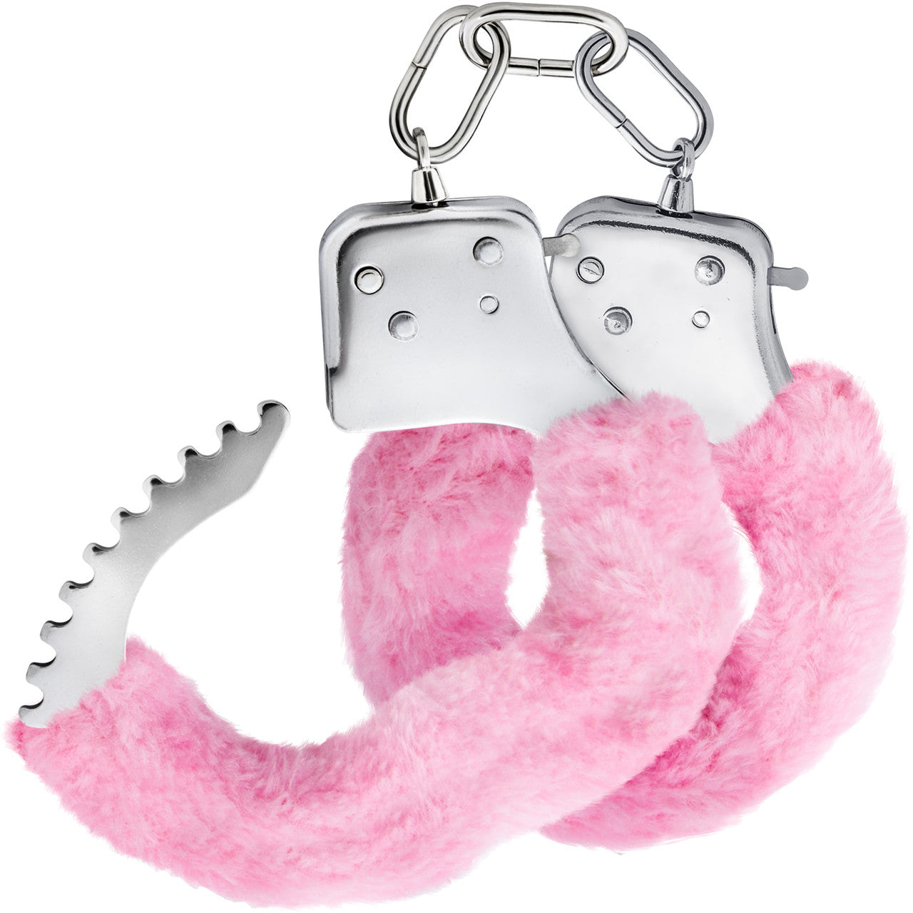 Temptasia Beginner Cuffs By Blush - Pink Faux Fur