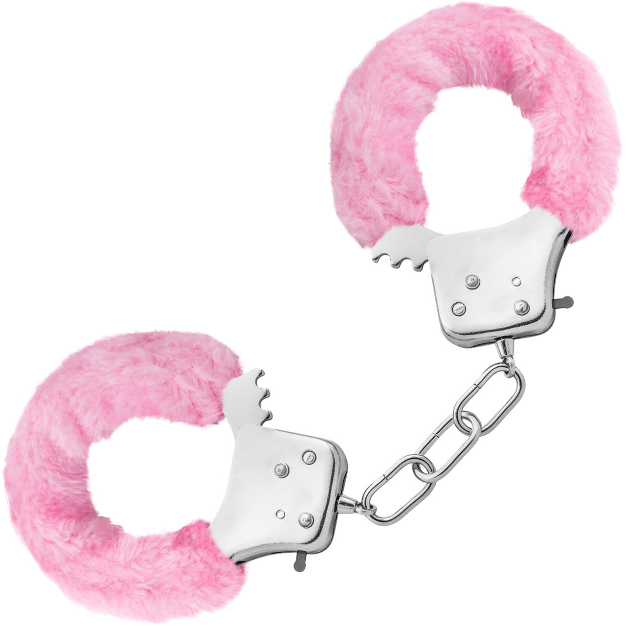 Temptasia Beginner Cuffs By Blush - Pink Faux Fur