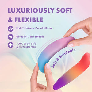 Play With Me Dolphin Rechargeable Silicone G-Spot Bullet Vibrator By Blush