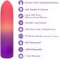 Play With Me Bullet Rechargeable Silicone Vibrator By Blush - Cotton Candy