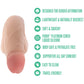 Urself Affirm Silicone Packer By Blush - Vanilla
