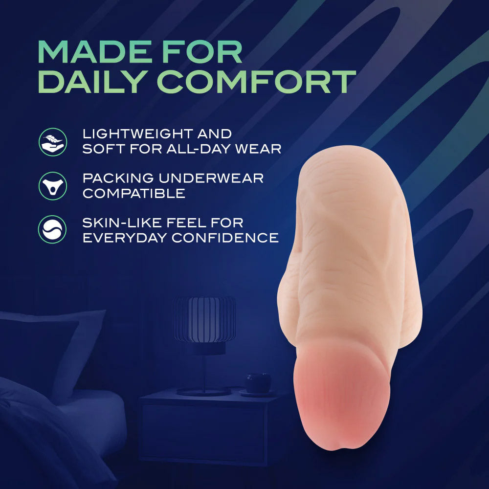 Urself Affirm Silicone Packer By Blush - Vanilla