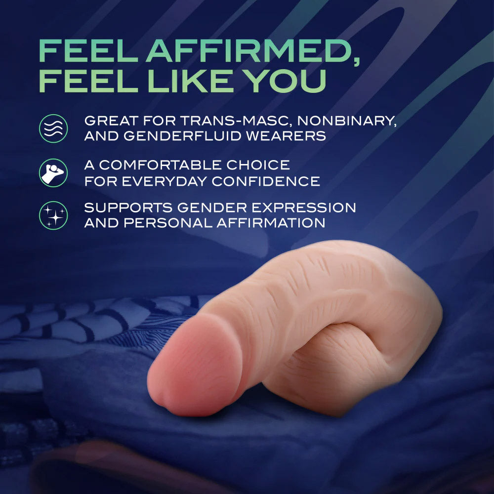 Urself Affirm Silicone Packer By Blush - Vanilla