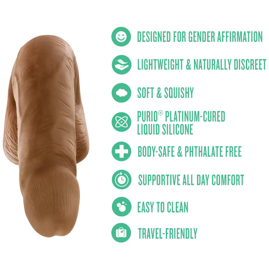 Urself Affirm Silicone Packer By Blush - Caramel