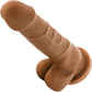 Dr. Skin Basic 7 Inch Realistic Dildo With Balls & Suction Cup by Blush - Caramel