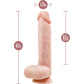 Dr. Skin Dr. Ethan Gyrating, Vibrating 8.5" Silicone Suction Cup Dildo With Balls & Remote By Blush
