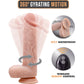 Dr. Skin Dr. Ethan Gyrating, Vibrating 8.5" Silicone Suction Cup Dildo With Balls & Remote By Blush