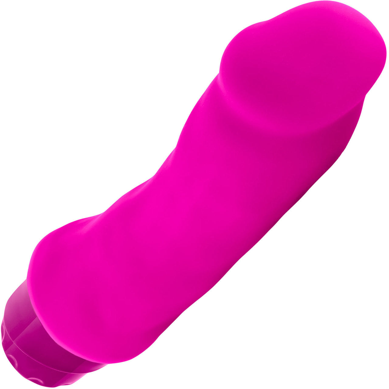 Luxe Marco Silicone Girthy Vibrating Dildo by Blush Novelties - Pink