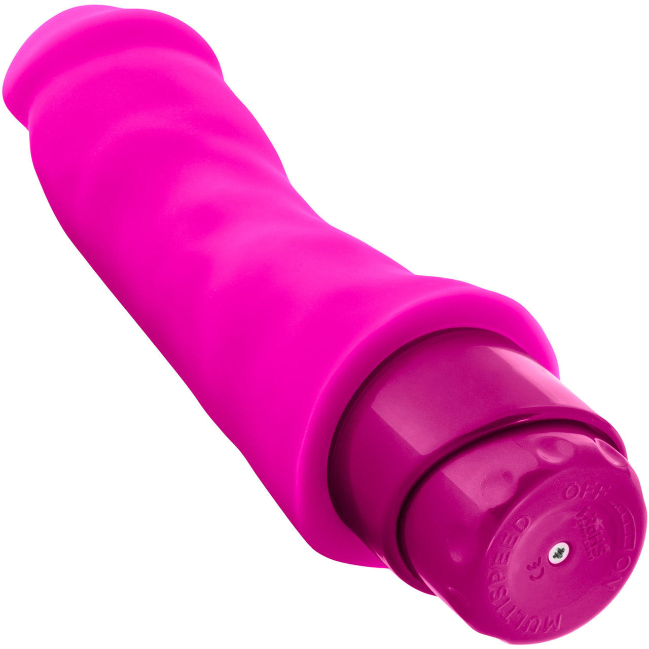 Luxe Marco Silicone Girthy Vibrating Dildo by Blush Novelties - Pink