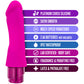 Luxe Marco Silicone Girthy Vibrating Dildo by Blush Novelties - Pink