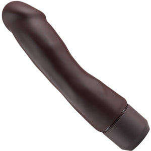 Dr. Skin Silicone Dr. Steve Waterproof Vibrating 7" Dildo By Blush - Chocolate